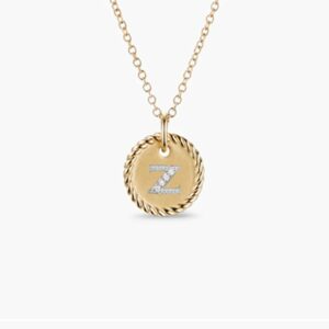 New Fashion David Yurman Letter Necklace 052