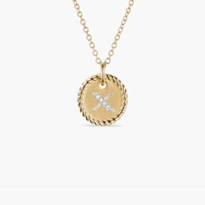 New Fashion David Yurman Letter Necklace 050