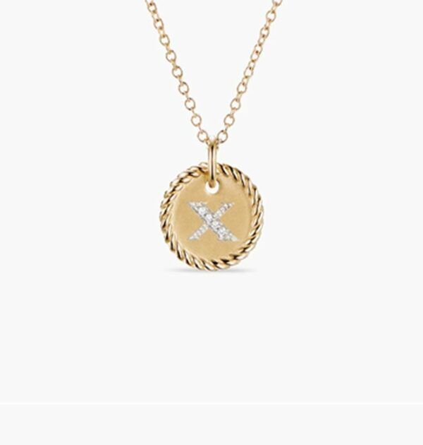 New Fashion David Yurman Letter Necklace 050