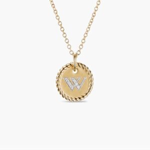 New Fashion David Yurman Letter Necklace 049