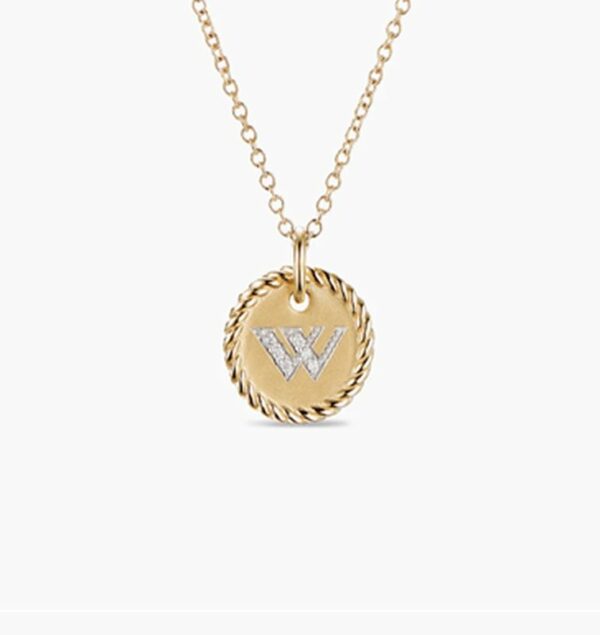 New Fashion David Yurman Letter Necklace 049