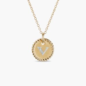 New Fashion David Yurman Letter Necklace 048