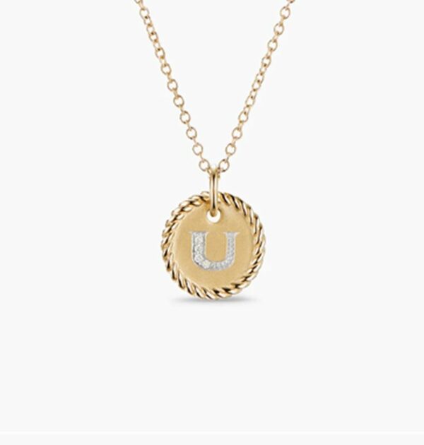 New Fashion David Yurman Letter Necklace 047