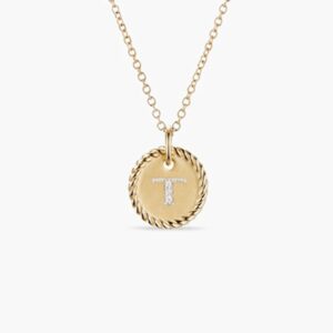 New Fashion David Yurman Letter Necklace 046