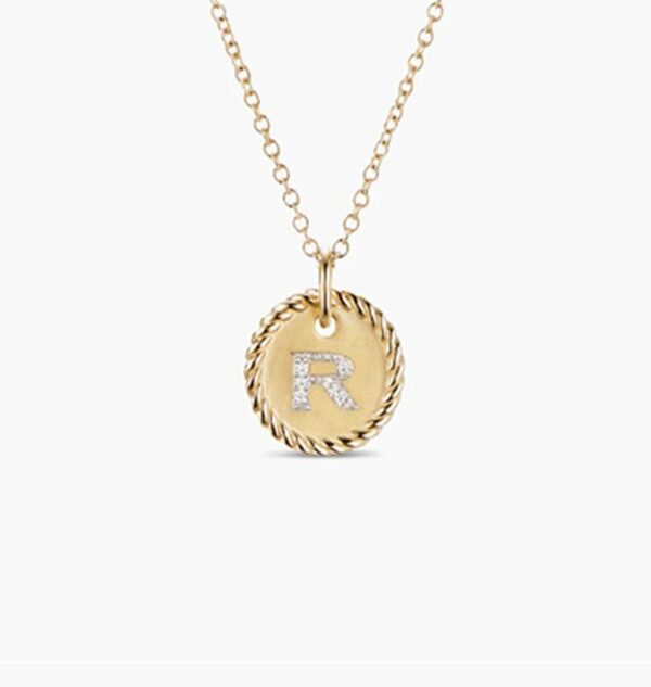 New Fashion David Yurman Letter Necklace 044