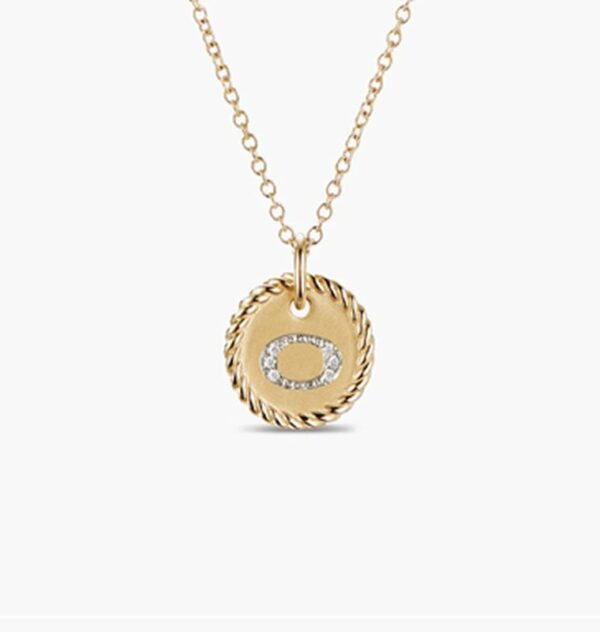 New Fashion David Yurman Letter Necklace 041