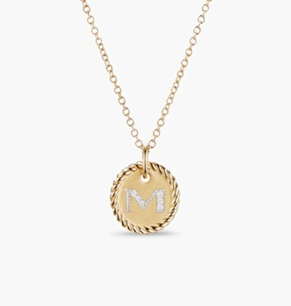 New Fashion David Yurman Letter Necklace 039