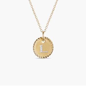 New Fashion David Yurman Letter Necklace 038