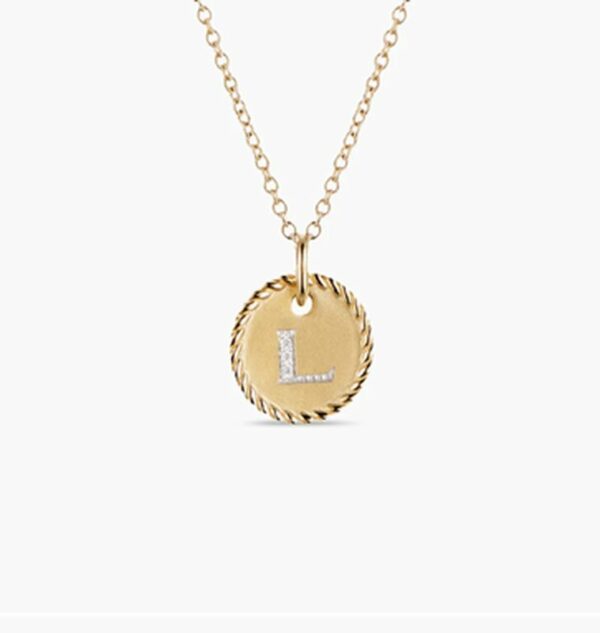 New Fashion David Yurman Letter Necklace 038