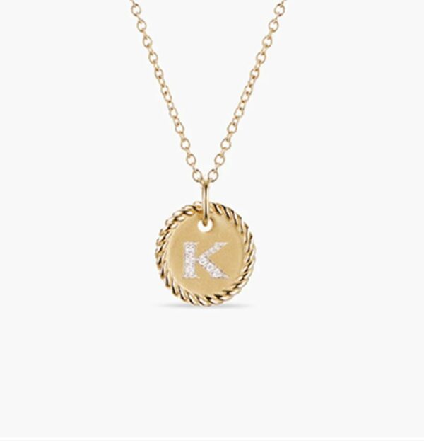 New Fashion David Yurman Letter Necklace 037