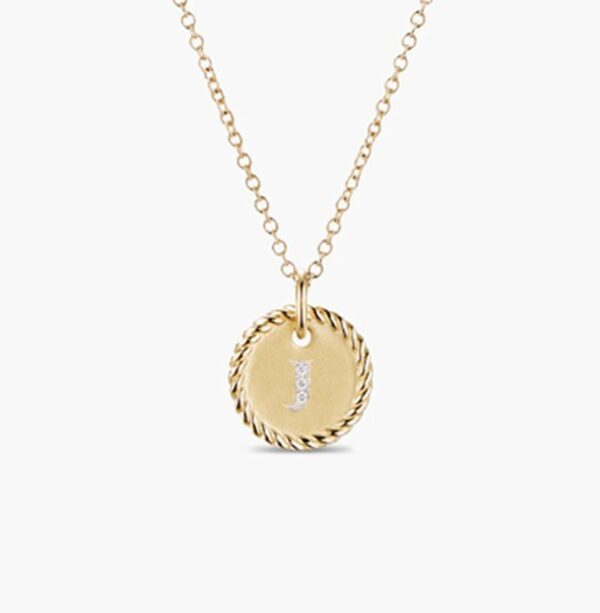New Fashion David Yurman Letter Necklace 036