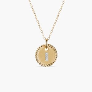 New Fashion David Yurman Letter Necklace 035