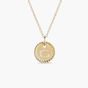 New Fashion David Yurman Letter Necklace 033