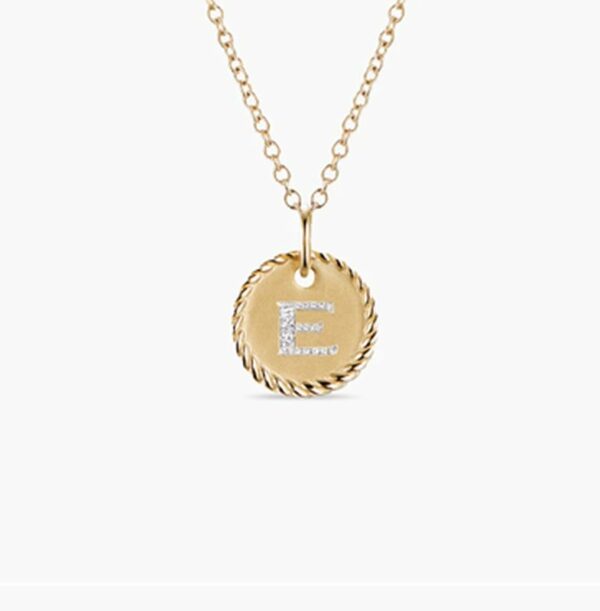 New Fashion David Yurman Letter Necklace 031