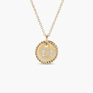 New Fashion David Yurman Letter Necklace 030