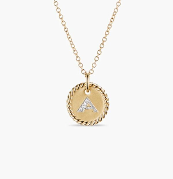 New Fashion David Yurman Letter Necklace 027