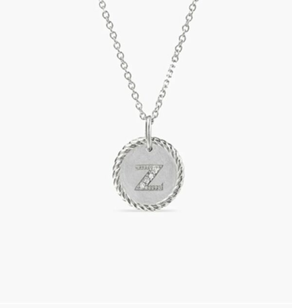 New Fashion David Yurman Letter Necklace 026