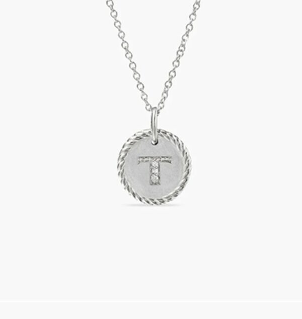 New Fashion David Yurman Letter Necklace 020