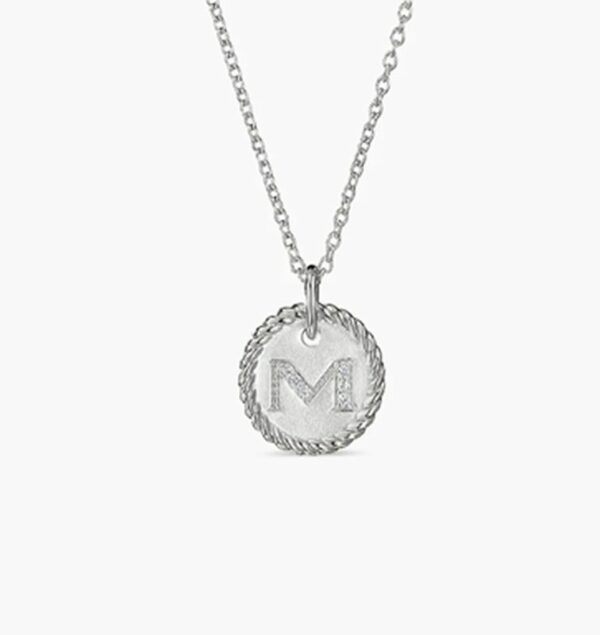 New Fashion David Yurman Letter Necklace 013