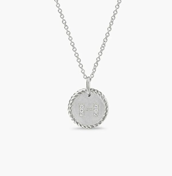 New Fashion David Yurman Letter Necklace 008