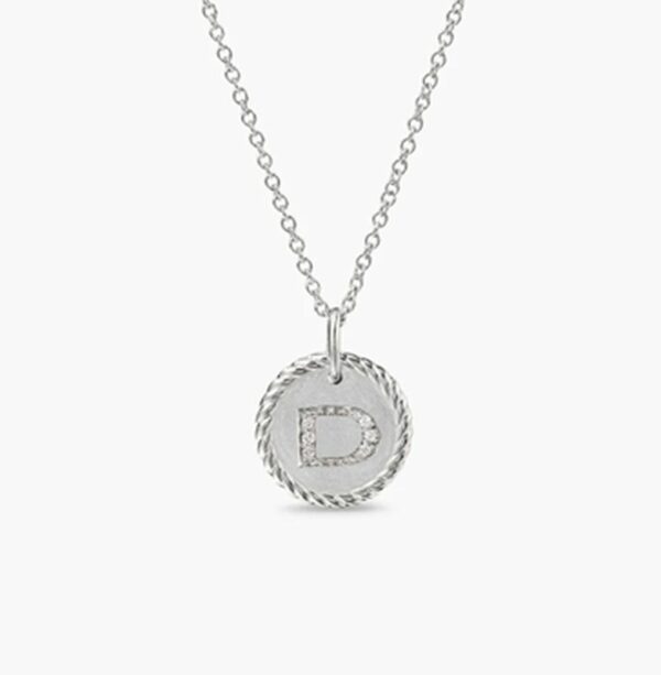 New Fashion David Yurman Letter Necklace 004