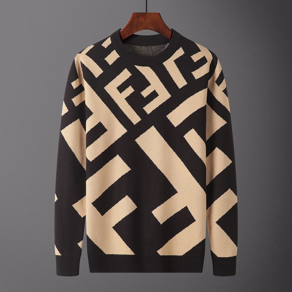 Classic Fendi Pattern Luxury Knit Sweater Classic Fendi Pattern Luxury Knit Sweater
