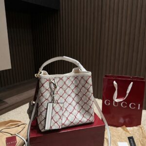 Luxe Style Fashion GG Emblem Small Bucket Bag KK03350