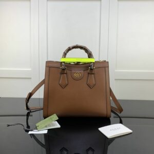 New Collection Fashion GG Diana Medium Tote Brown KK05150
