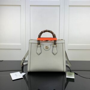New Collection Fashion GG Diana Small Tote White Bag KK05150