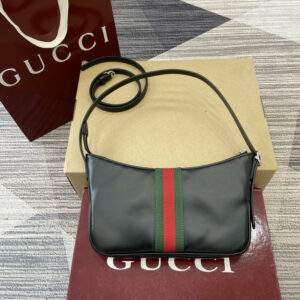 New Collection Fashion GG Lunetta Small Black Crossbody Bag KK04350