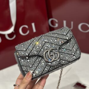 New Collection Fashion GG Marmont Crystals Handbag KK03550-2