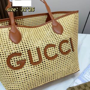GG Summer Raffia Tote Bag GG01686 QA