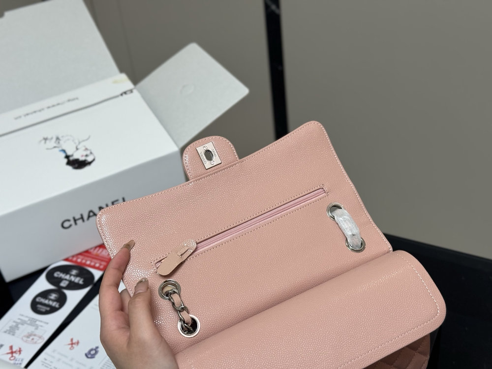 New Collection Fashion Bag CN Classic Medium Flap Bag Light Pink CH016 New Collection Fashion Bag CN Classic Medium Flap Bag Light Pink CH016