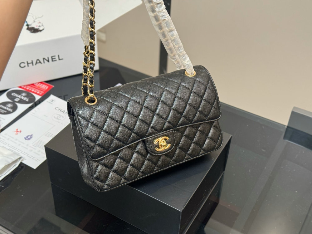 New Collection Fashion Bag CN Classic Medium Flap Bag Black CH017 New Collection Fashion Bag CN Classic Medium Flap Bag Black CH017