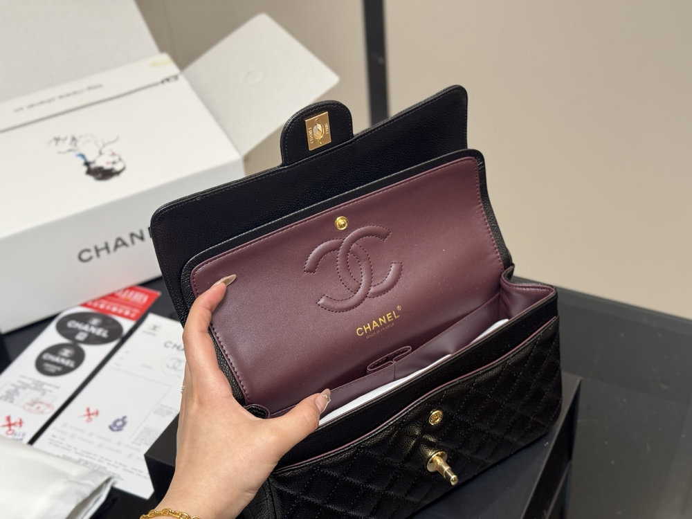 New Collection Fashion Bag CN Classic Medium Flap Bag Black CH017 New Collection Fashion Bag CN Classic Medium Flap Bag Black CH017