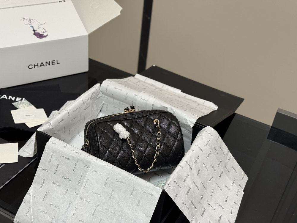 New Collection Fashion Bag CN Bowling Bag Black CH031 New Collection Fashion Bag CN Bowling Bag Black CH031