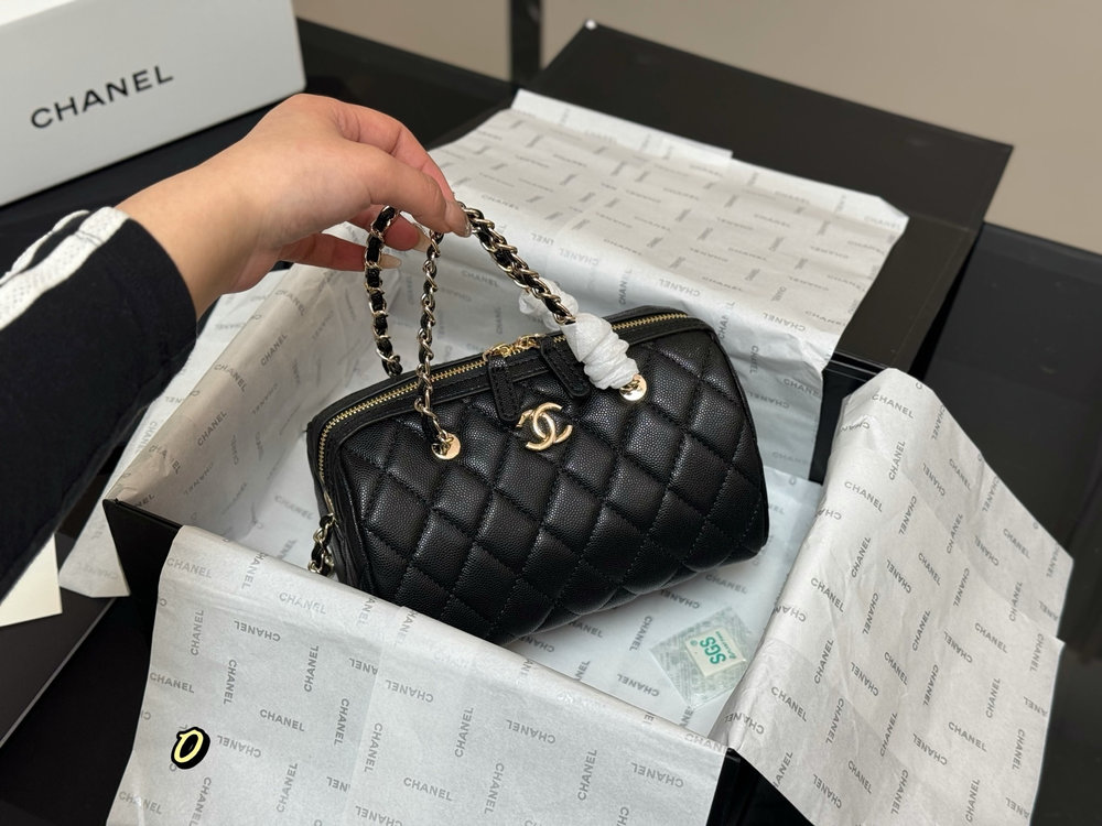 New Collection Fashion Bag CN Bowling Bag Black CH031 New Collection Fashion Bag CN Bowling Bag Black CH031