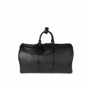 LV Keepall Bandoulière 50 Monogram Shadow for Men M44810