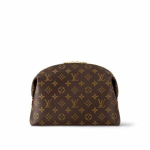 LV Cosmetic Pouch GM Monogram Canvas for Women M46458