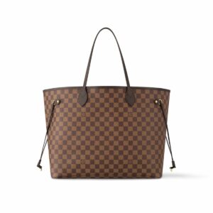 LV Neverfull GM Tote Bag Brown For Women‎ N40597