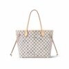 LV Neverfull GM Tote Bag Damier Azur Canvas Beige For Women N41360