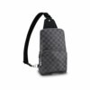 LV Avenue Sling Bag Taiga Black For Men M30443