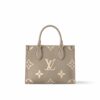 LV OnTheGo MM Monogram And Monogram Reverse Canvas For Women, Shoulder Bags M45321