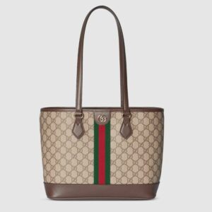 GG Ophidia Medium Canvas Tote Bag 836849