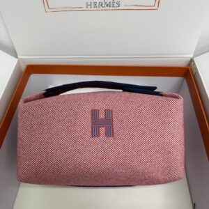 Hermès Canvas Large Bride-a-Brac Case 586004