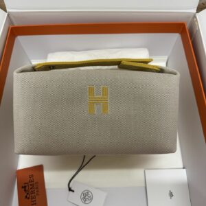 Hermès Canvas Large Bride-a-Brac Case 586004-2