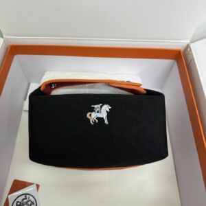 Hermès Canvas Large Bride-a-Brac Case 586054-1