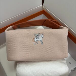 Hermès Canvas Large Bride-a-Brac Case 586054-4