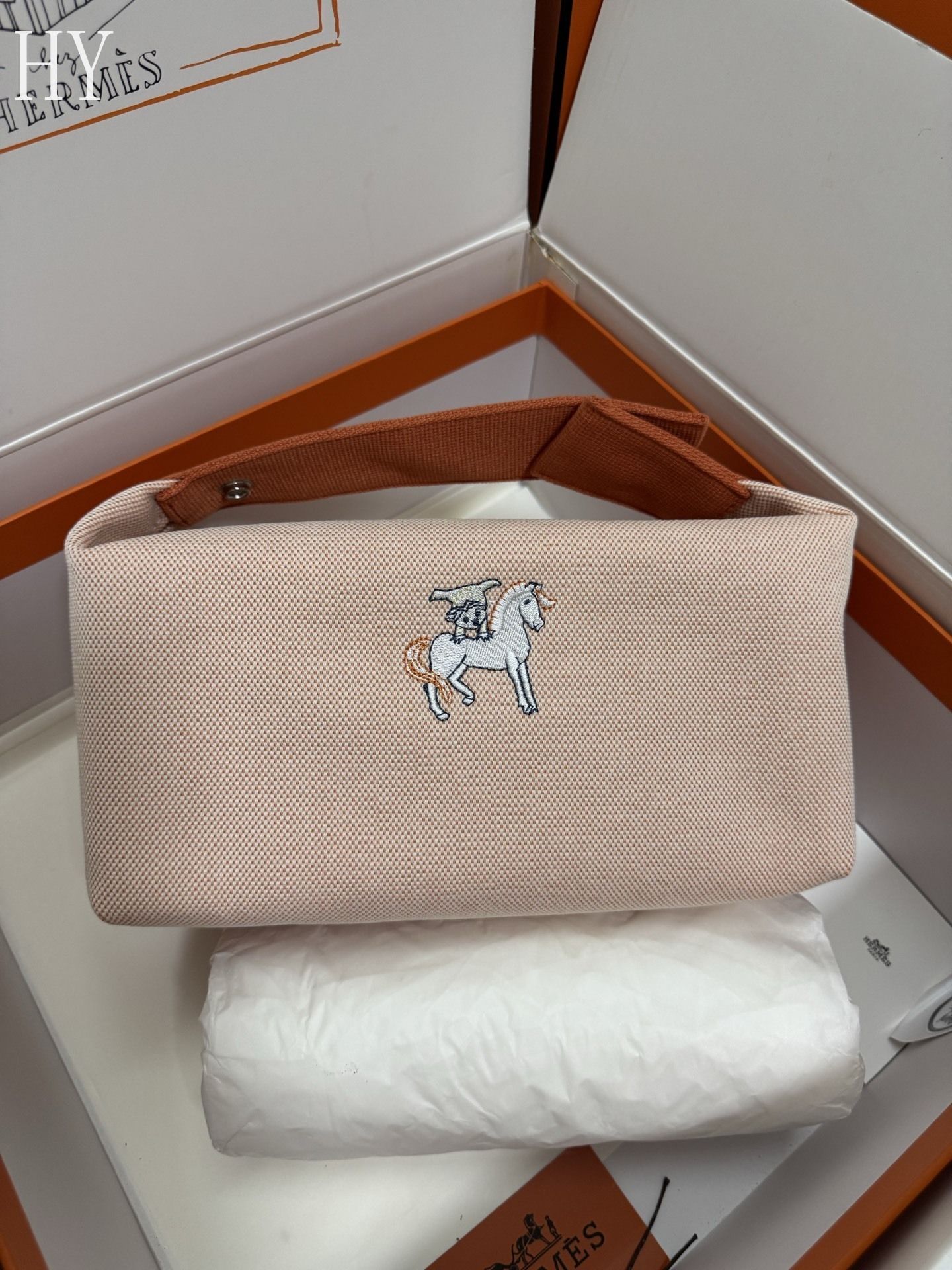 Hermès Canvas Large Bride-a-Brac Case 586054-4 Hermès Canvas Large Bride-a-Brac Case 586054-4