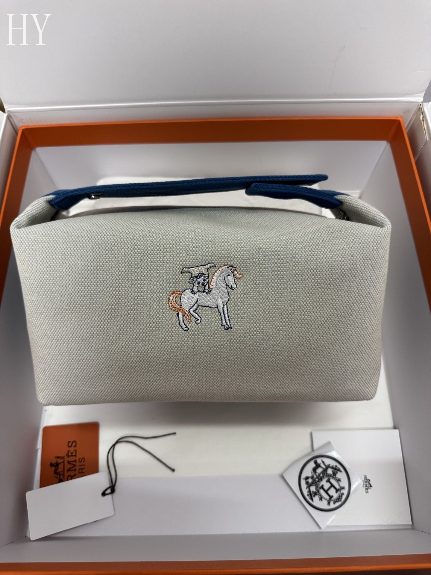 Hermès Canvas Large Bride-a-Brac Case 586054-4 Hermès Canvas Large Bride-a-Brac Case 586054-4